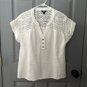 Frye Eyelet Tee